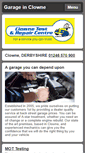Mobile Screenshot of clowne-testing.co.uk